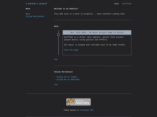index screenshot