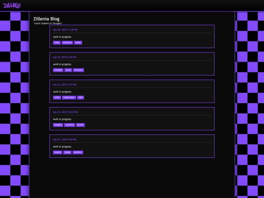 blog screenshot