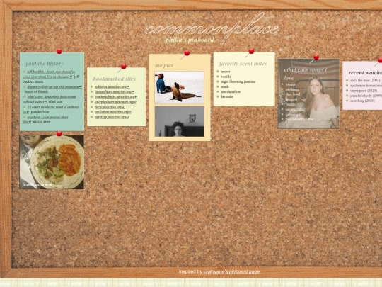 personal/commonplace screenshot