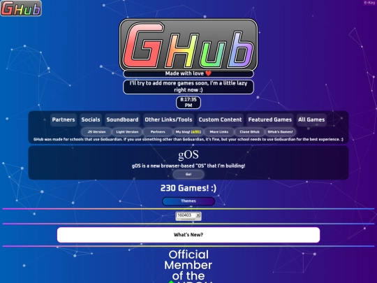 Ghub screenshot
