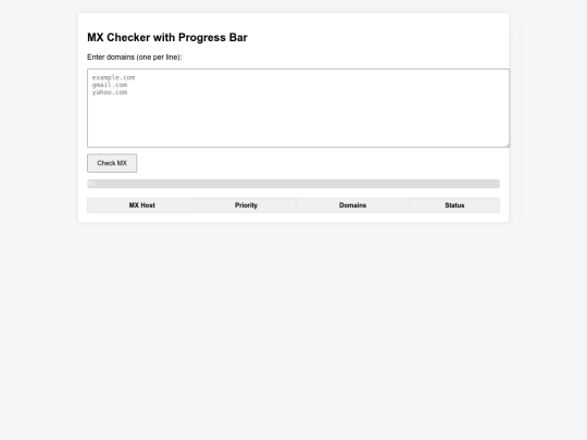 mxchecker screenshot