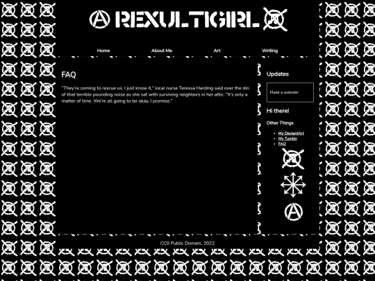 FAQ screenshot