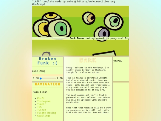 Funsite screenshot