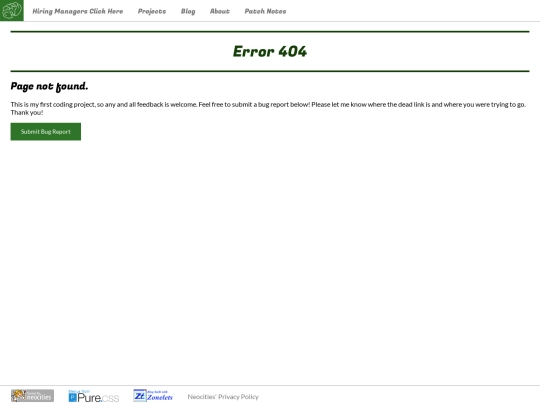 not_found screenshot