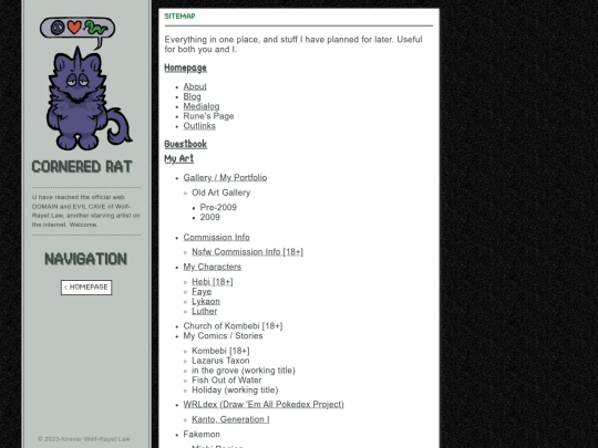 sitemap screenshot