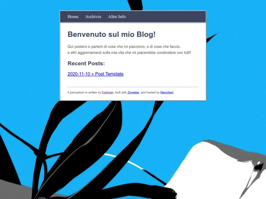blog screenshot