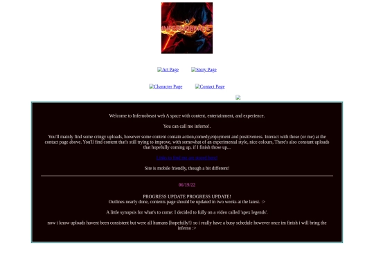 website/homepage screenshot