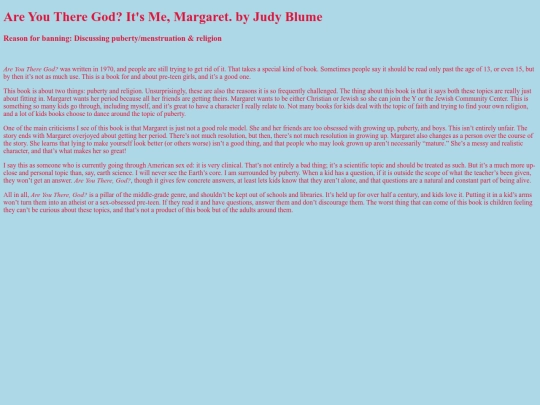 Margaret screenshot