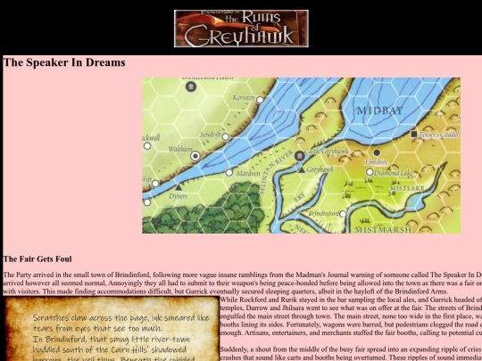 Ruins of Greyhawk/Speaker screenshot