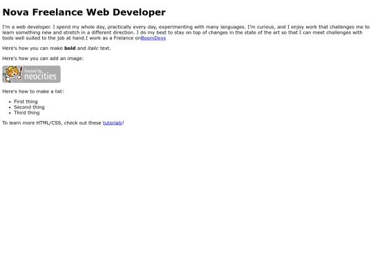 index screenshot