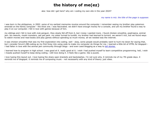 history screenshot