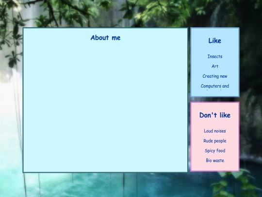 aboutme screenshot