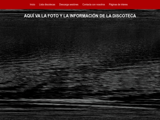 paginas/discotecas/itzela screenshot