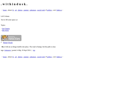 post-202409301400-BumpyRoads screenshot