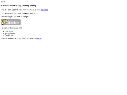 index screenshot