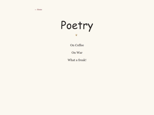 poetry screenshot
