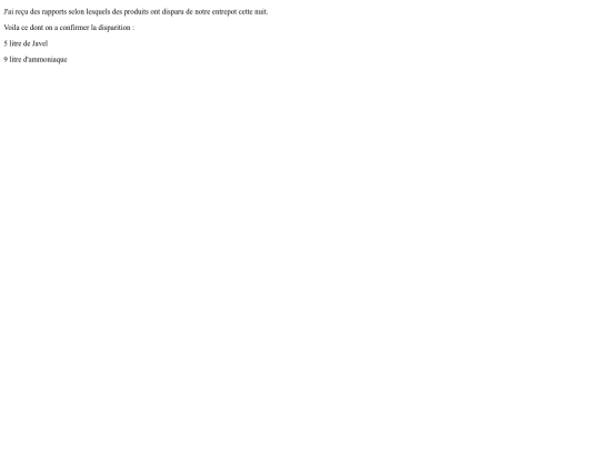 perte screenshot