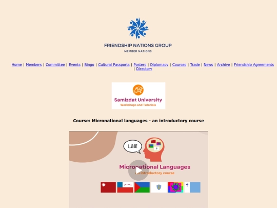course-languages screenshot