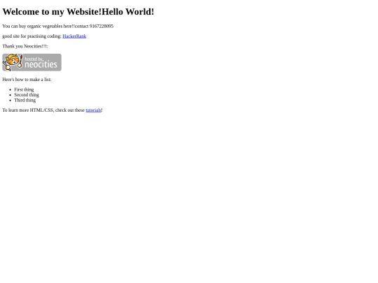 index screenshot