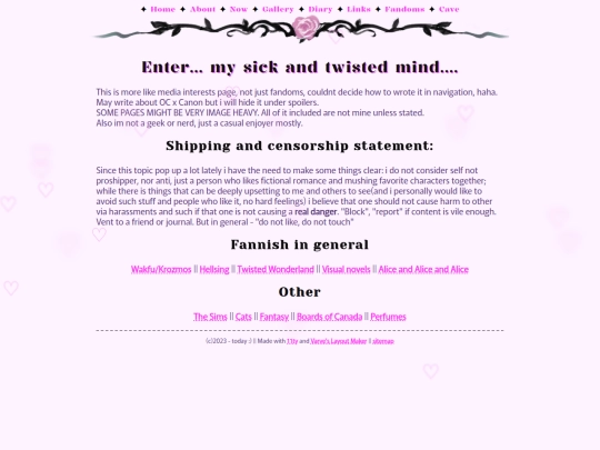 fandoms screenshot
