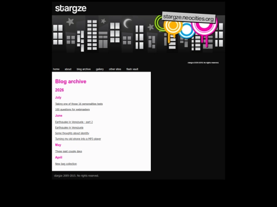 blog-archive screenshot
