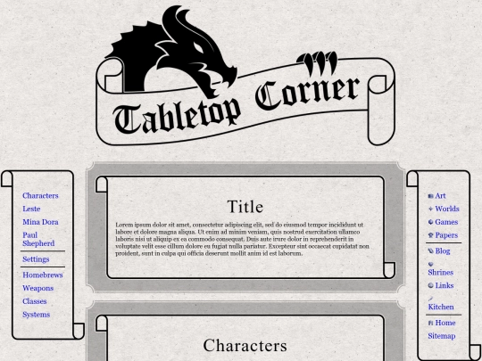 WIP/TabeltopLayout screenshot
