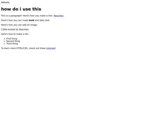 index screenshot