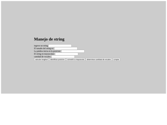 String screenshot