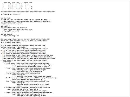 credits screenshot