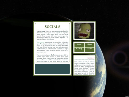 socials screenshot