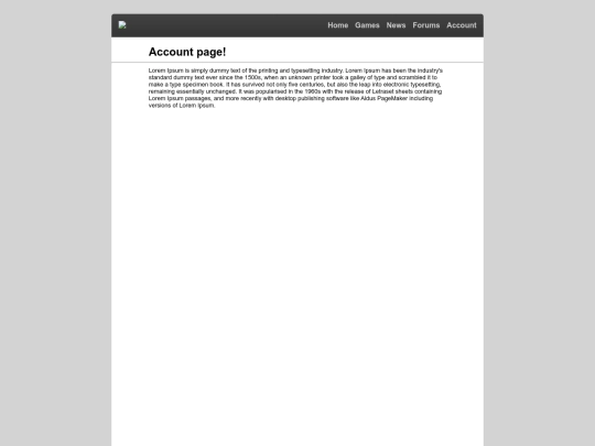 account screenshot