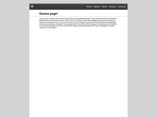 games screenshot