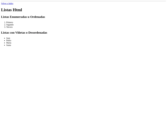 listas screenshot
