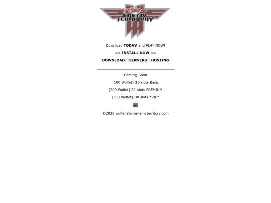 Hosting screenshot