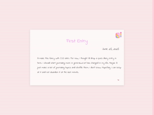 diary/062525 screenshot