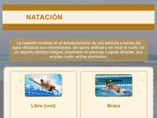 Natacióncss screenshot