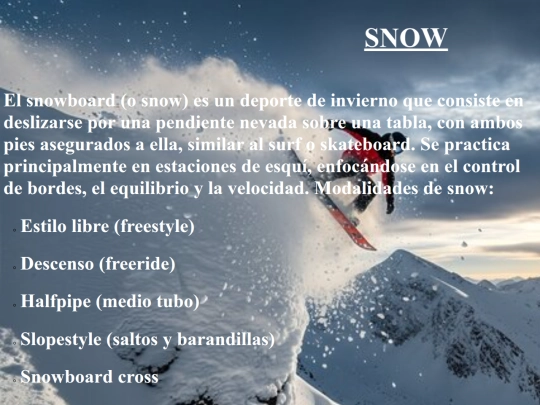Snow screenshot