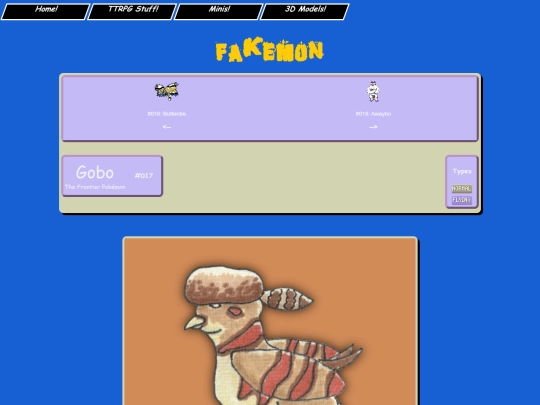 pokemon/fakemon/dex/017_gobo screenshot