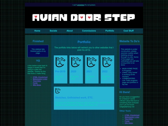 Portfolio screenshot