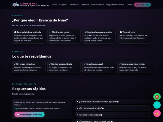 info screenshot