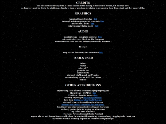 prjrdn/credits screenshot