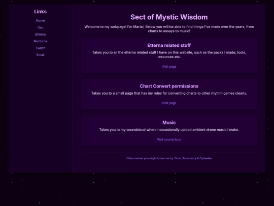 oldhomepage screenshot