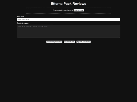 packreviewstesting screenshot