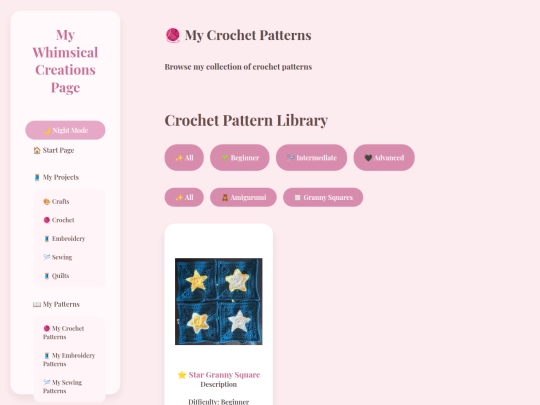 crochetpatterns screenshot