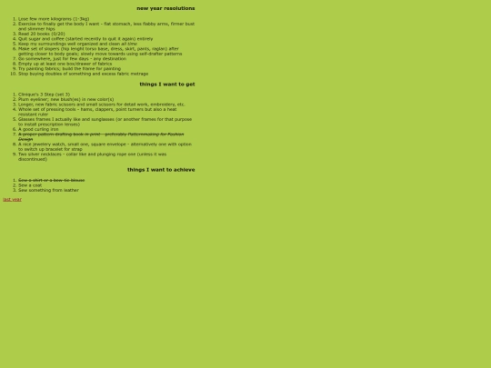 resolutions screenshot