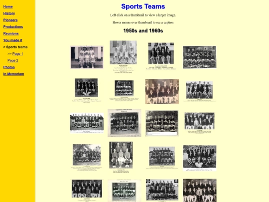 sportsteams screenshot