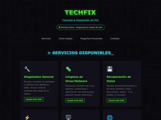 index screenshot