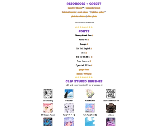 resources screenshot