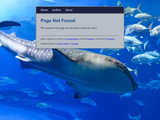 blog/not_found screenshot