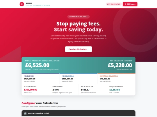 surcharge screenshot